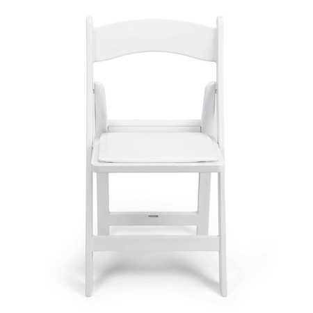 Atlas Commercial Products TitanPRO™ White Resin Folding Chair RFC6WH
